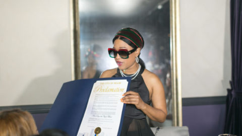 GLITZ & GIRLPOWER HONORS TRINA WITH “TRINA DAY” IN MIAMI AT #WATCHUSWERK DINNER AT STK SOUTH BEACH