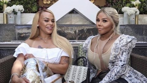 Faith Evans and Lil Kim Pose for Picture in LA