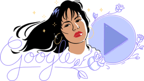Google Dedicates Doodle To Selena On Anniversary of Album