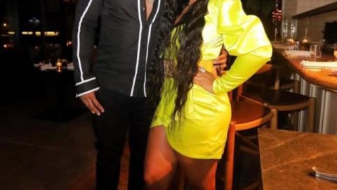 Ashanti Surprises Flo Rida at 40th Birthday Celebration